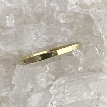 Hammered Gold Band, 5 of 5