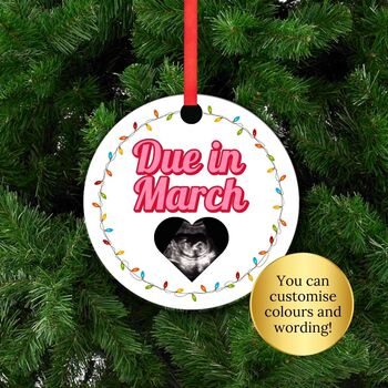 Pregnancy Announcement Bauble, 8 of 9