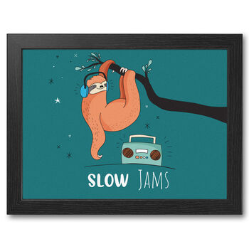 Sloth Personalised Lap Tray With Cushion, 7 of 7