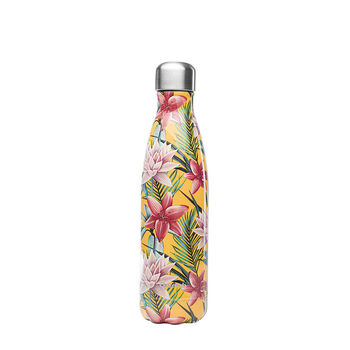Tropical Yellow Insulated Stainless Steel Bottle, 4 of 4