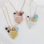 Personalised Heart Locket With Birthstones, thumbnail 7 of 12