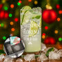 Merry Christmas Message Highball Glass And Gift Boxed Set, thumbnail 1 of 9
