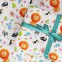 Jungle Safari Gift Wrapping Paper Roll Or Folded, thumbnail 1 of 3