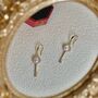 Timeless Pearl Keys Earrings, thumbnail 1 of 4