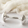 Engraved Silver Plated Rattle, thumbnail 1 of 5