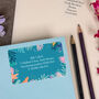 Eastern Blue Floral A4 Sheet Labels, thumbnail 1 of 1