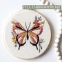 Butterfly Hand Embroidery Kit, thumbnail 1 of 6