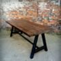 Reclaimed Industrial A Frame Table 592, thumbnail 1 of 5
