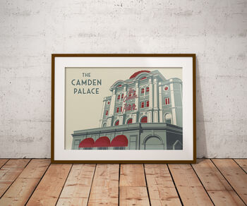 Camden Palace London Travel Poster Art Print, 6 of 8