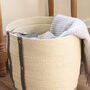Tall Round Seagrass Storage Basket, thumbnail 2 of 4