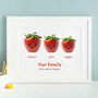 Strawberry Family Print, thumbnail 1 of 5