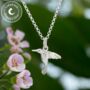 Hummingbird Necklace, Sterling Silver Or Gold Plated, thumbnail 1 of 10
