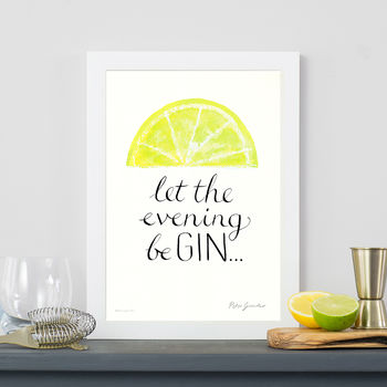'Let The Evening Be Gin' Original Painting, 4 of 12
