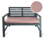 Dusky Pink Water Resistant Garden Bench Seat Pad, thumbnail 1 of 3