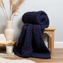 Garter Stitch Blanket Beginner Knitting Kit, thumbnail 2 of 6