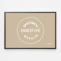 Digestive Biscuit Print Four Colour Options, thumbnail 5 of 10