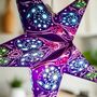 Purple Boho Paper Star Decoration, thumbnail 2 of 10