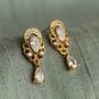 Versailles Ornamental Stud Earrings, thumbnail 4 of 9