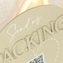 Manhattan Honeymoon Fund Qr Code Acrylic Sign, thumbnail 3 of 4