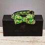 The Alderley Green Botanical Dog Collar Bow Tie, thumbnail 3 of 6