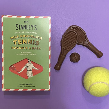 Mr Stanleys Chocolate Tennis Raquets And Ball, 4 of 4
