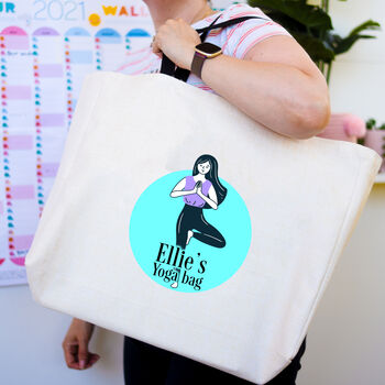 Personalised Yoga Position Gym Bag, 3 of 4