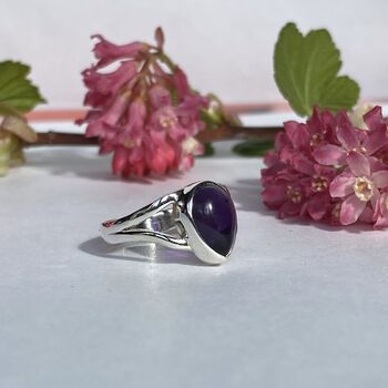 Handmade Silver Rings With Natural Gemstones, 9 of 12