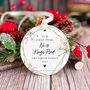 Our First Home Ceramic Ornament Gift For Couple, thumbnail 1 of 7