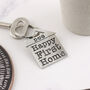 Couples Housewarming Gift Happy First Home Keyring, thumbnail 10 of 12