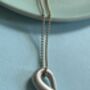 Infinity Silver Loop Pendant, thumbnail 1 of 4