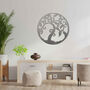 Round Wooden Tree Of Life Home Room Wall Art, thumbnail 7 of 12