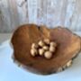 Handcrafted Teak Root Wooden Fruit Nuts Bowl – Large 40cm, thumbnail 4 of 5