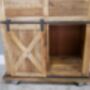 Industrial Wooden Storage Cabinet, thumbnail 2 of 3