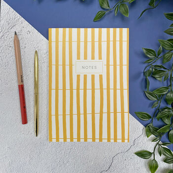 Mustard Stripe Notebook, 6 of 7
