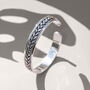 Celtic Loyalty Men's Sterling Silver Bracelet, thumbnail 1 of 8