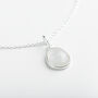 Silver Gemstone Necklace, thumbnail 3 of 8