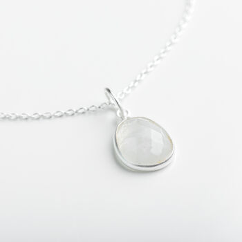 Silver Gemstone Necklace, 3 of 8