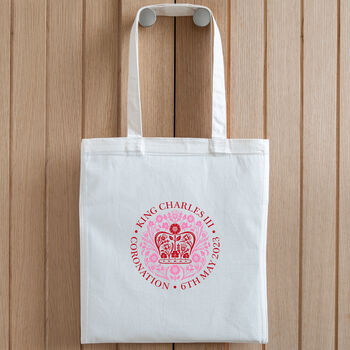 King's Coronation Official Emblem Tote Bag, 3 of 5