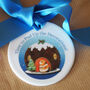 Guinea Pig Christmas Pudding Tree Ornament, thumbnail 1 of 3