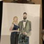 Personalised Couple Portrait In Watercolour, thumbnail 3 of 7