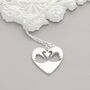 Swan Love Charm Necklace, thumbnail 1 of 3