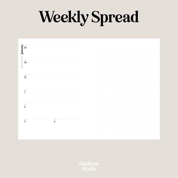 2026 Diary Weekly Planner A5 Hardback Organiser, 2 of 12