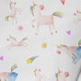Pastel Unicorns Wrapping Paper Roll Or Folded, thumbnail 2 of 2