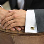 Best Man Rhodium, Gold Or Rose Gold Plated Cufflinks, thumbnail 8 of 12