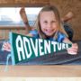 'Adventure' Pennant Flag, thumbnail 1 of 3