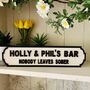 Pub / Bar House Personalised Wooden Double Road Sign, thumbnail 3 of 7