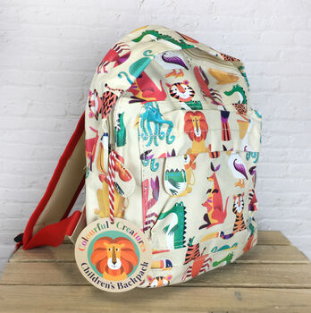 Colourful Creatures Children's Mini Backpack, 5 of 10