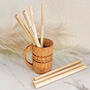 Five Natural Bamboo Reusable Drinking Straws Eco, thumbnail 3 of 7