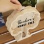 Personalised Wooden Money Tree Coin Bank, thumbnail 2 of 4