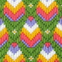 Bargello Tapestry Kit, Easter Eggs, Wall Hanging, thumbnail 2 of 5